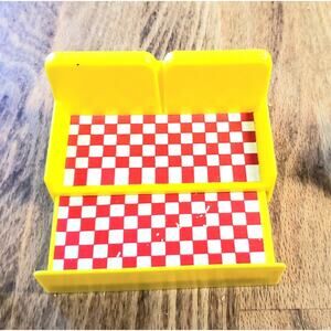 Vintage PLAYSKOOL RV SET FURNITURE, Chairs, Couch with Trundle Bed GINGHAM SEATS